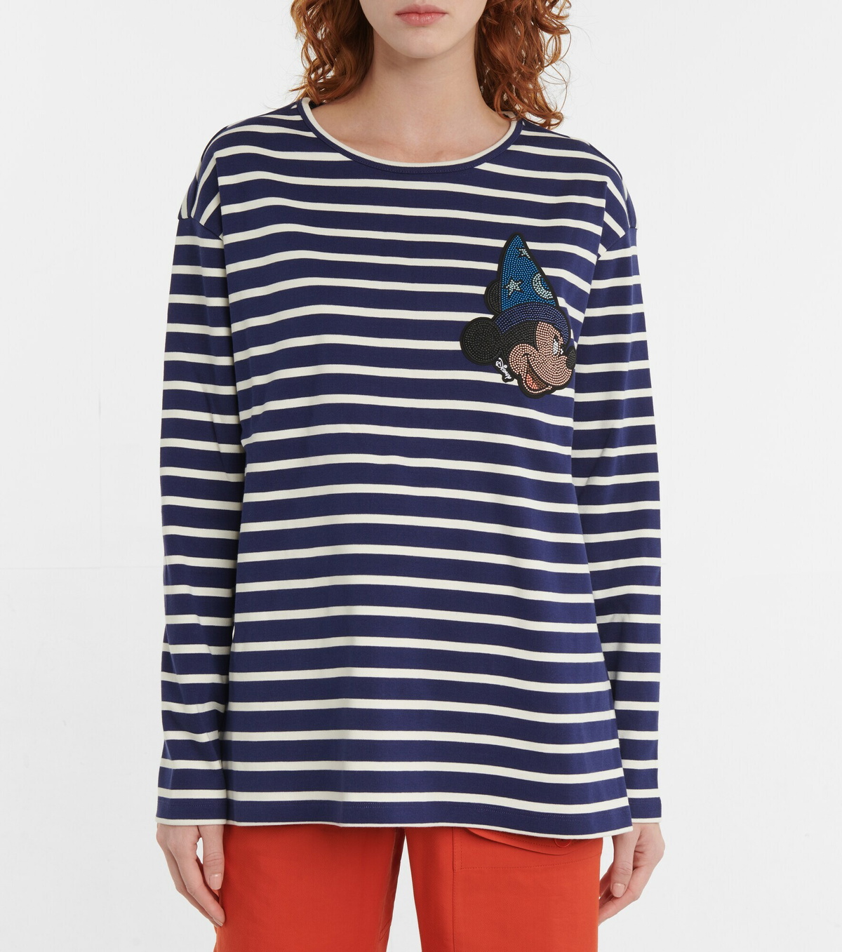 Stella McCartney - x Disney® embellished striped cotton top Stella 
