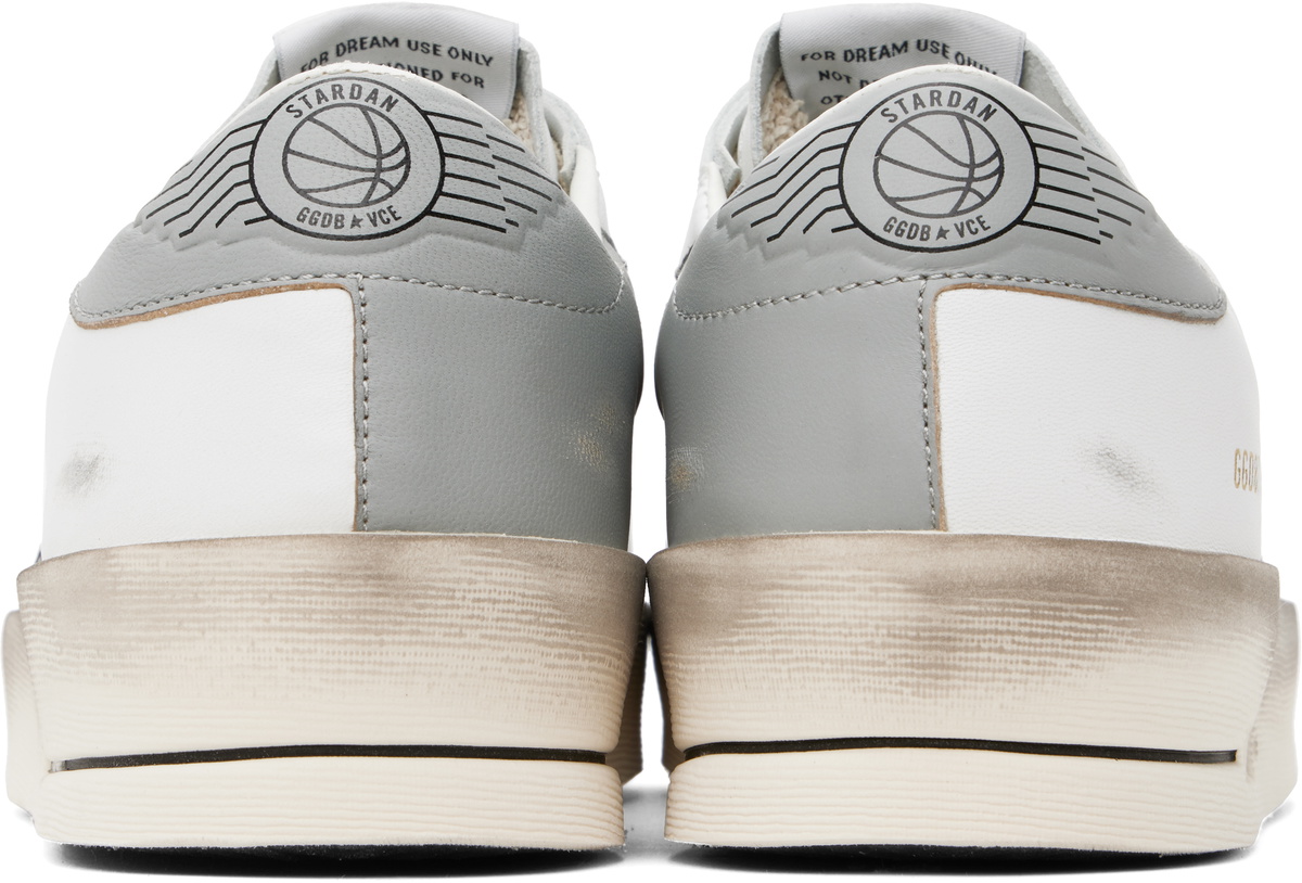 Golden Goose White & Gray Stardan Sneakers Golden Goose Golden Goose White & Gray Stardan Sneakers Golden Goose