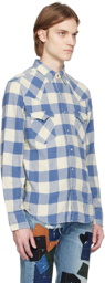 RRL Blue Check Shirt