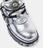 Rabanne x New Rock embellished leather boots