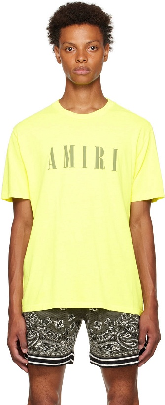 Photo: AMIRI Green Cotton T-Shirt