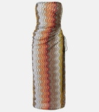 Missoni Wave lamé beach dress