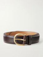 MORJAS - 3cm Leather Belt - Brown