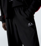 Balenciaga x NBA logo cotton fleece shorts