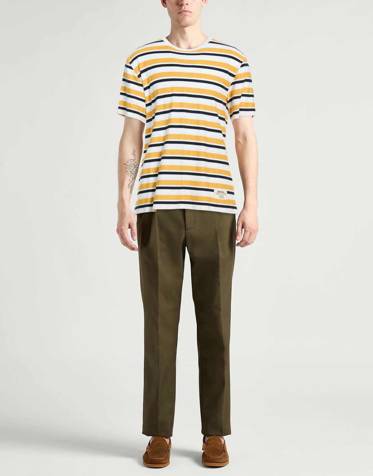 Barbour Mens T-shirt Mustard