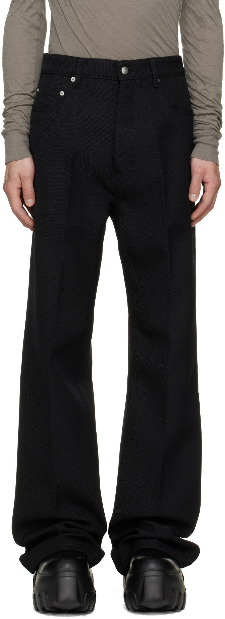 Rick Owens Black Hollywood Geth Jeans Rick Owens