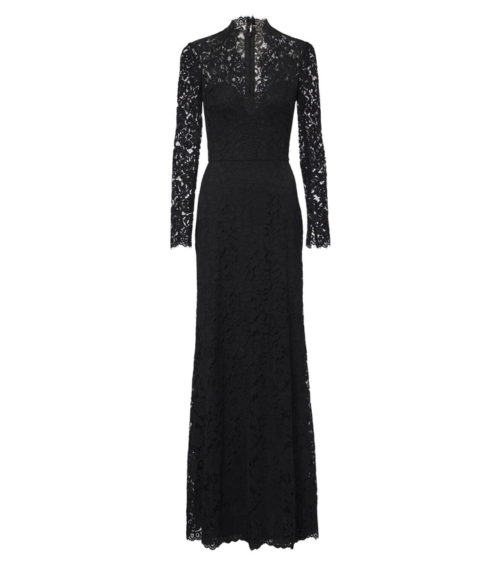 Photo: Monique Lhuillier Lace cotton-blend bustier gown