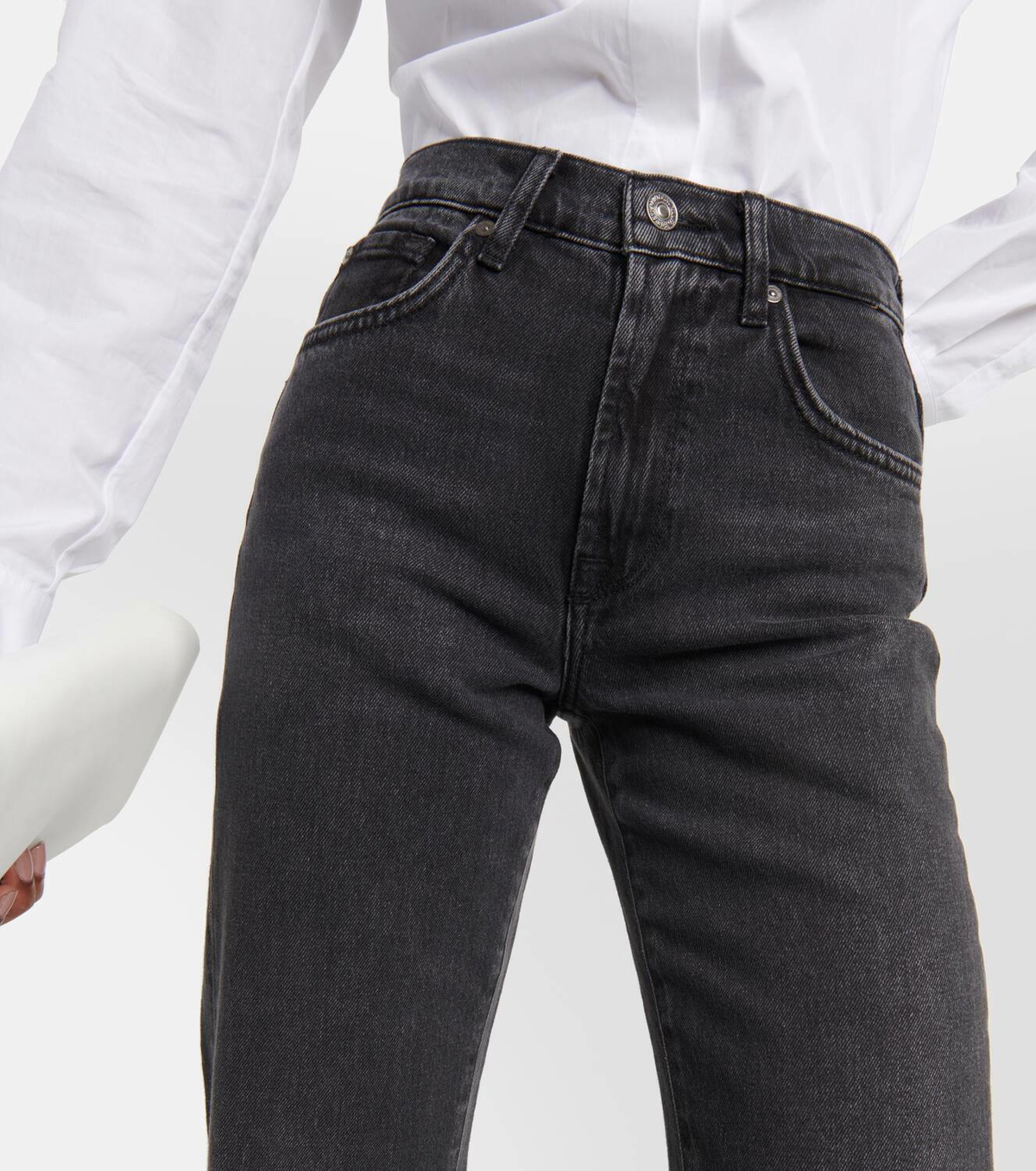 7 For All Mankind Tess high-rise straight jeans 7 For All