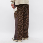 AMIRI Men's Wavy MA Velour Track Pant in Brown