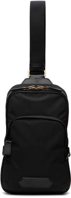 Photo: TOM FORD Black Cross-Body Small Backpack