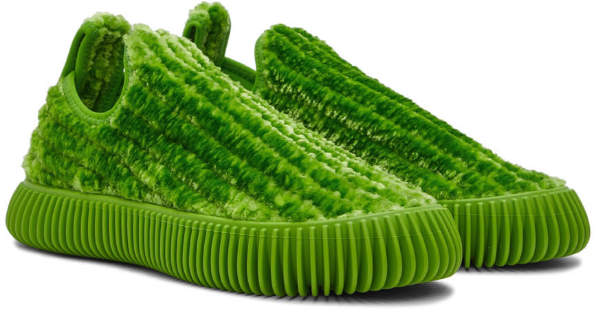 【送料&関税込】Bottega Veneta ripple Sneakers Bottega Veneta Green Ripple Sneakers Bottega Veneta