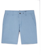 Rag & Bone - Perry Paperweight Straight-Leg Cotton-Blend Chino Shorts - Blue