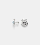 Ananya Chakra 18kt white gold earrings with pearls and gemstones