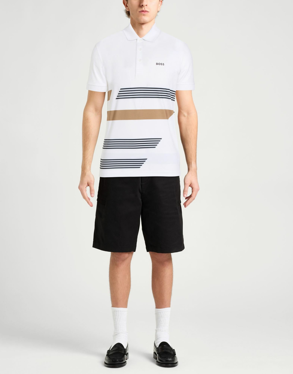 Boss Mens Polo shirt in White
