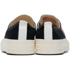 COMME des GARÇONS PLAY Black Converse Edition Chuck 70 OG Single Heart Sneakers