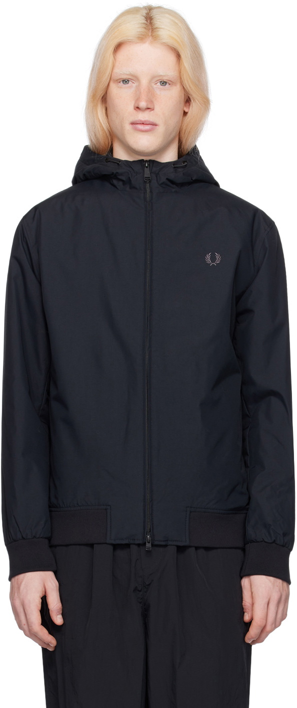 Fred Perry Black Brentham Jacket Fred Perry