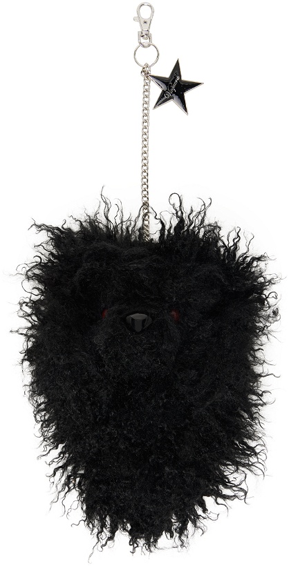 Photo: VAQUERA Black Furry Teddybear Keychain