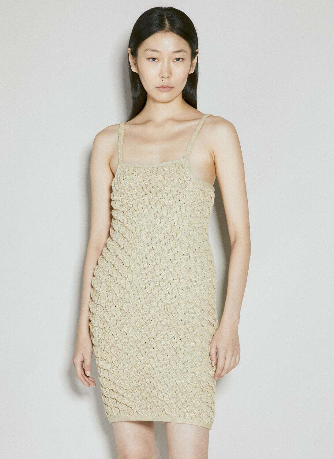 Isa Boulder Sleeveless Cereal Knit Dress