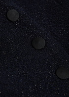 Liberowe Avery Shimmer Tweed Midi Dress Navy