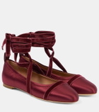 Malone Souliers Spencer satin ballet flats