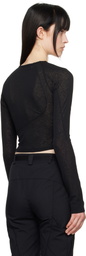 HYEIN SEO Black Helix Long Sleeve T-shirt