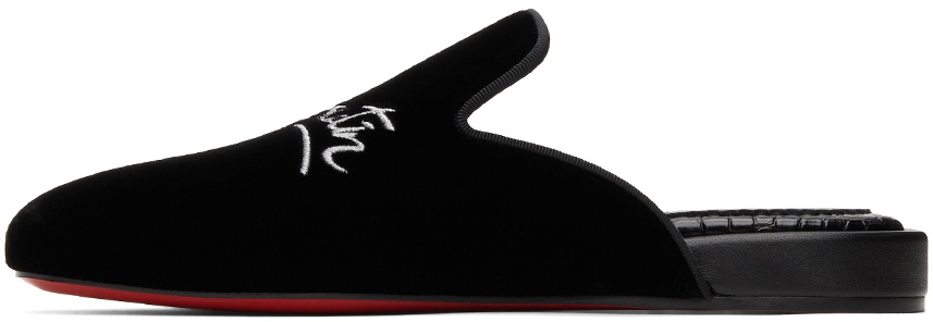 CHRISTIAN LOUBOUTIN Konstantimule Embellished Slippers - Red