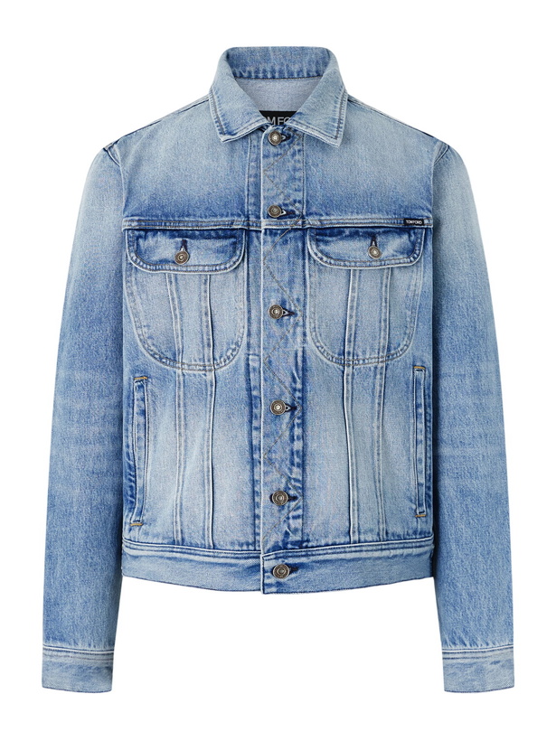 Photo: TOM FORD - Iconic Denim Jacket - Blue