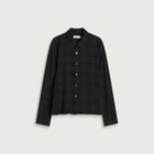 mfpen Men's Check Priority Shirt in Overdyed Black Check