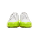 MSGM White and Yellow RBRSL Rubber Soul Edition Floating Sneakers