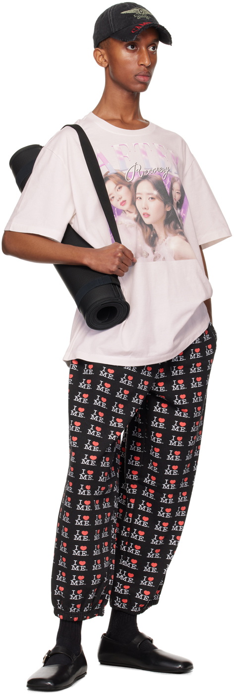 Ashley Williams Black 'I Heart Me' Sweatpants Ashley Williams Ashley Williams Black 'I Heart Me' Sweatpants Ashley Williams