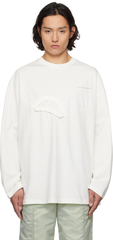 Photo: Feng Chen Wang White Oversized 2in1 T-shirt