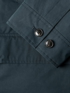 Yves Salomon - Cotton-Blend Twill Parka - Blue