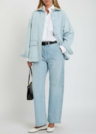 Agolde X Maria Mcmanus Wide-leg Jeans Light Blue