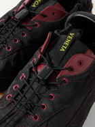 Bottega Veneta - Orbit Flash Ripstop-Trimmed Suede Sneakers - Black