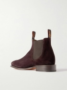 R.M.Williams - Heritage Craftsman Suede Chelsea Boots - Purple