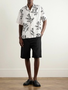 Jacquemus - Jean Camp-Collar Floral-Print Linen-Gauze Shirt - White