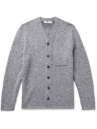 Inis Meáin - High V Donegal Merino Wool and Cashmere-Blend Cardigan - Gray