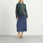 Beams Boy Women's Mohair Crazy Cardigan in Charcoal Grey 