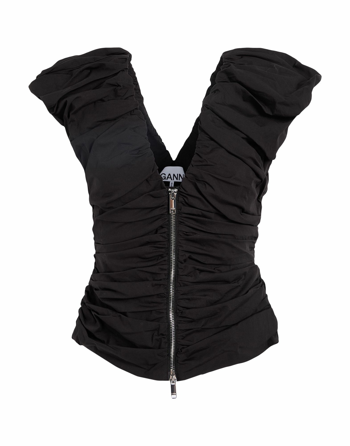 Ganni Womens Top in Black