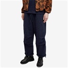 Universal Works Men's Winter Twill Parachute Pants in Navy