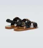 Gucci - Embellished leather sandals