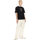 Burberry Black Check Flag Cotton T-shirt