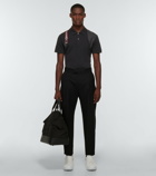 Alexander McQueen - Harness cotton polo shirt