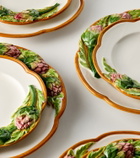 Les-Ottomans Artichoke set of 4 ceramic appetizer plates