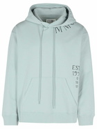 MM6 Maison Margiela Light Blue Cotton Sweatshirt