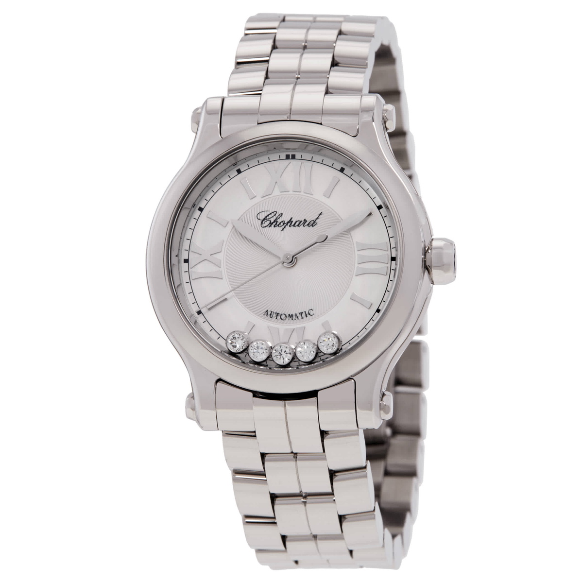 Chopard Happy Sport Automatic Chronometer Silver Dial Ladies Watch 278608-3002