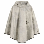 END. x and wander 3L Print Poncho in L.Grey 