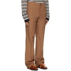 Marni Brown Virgin Wool Trousers