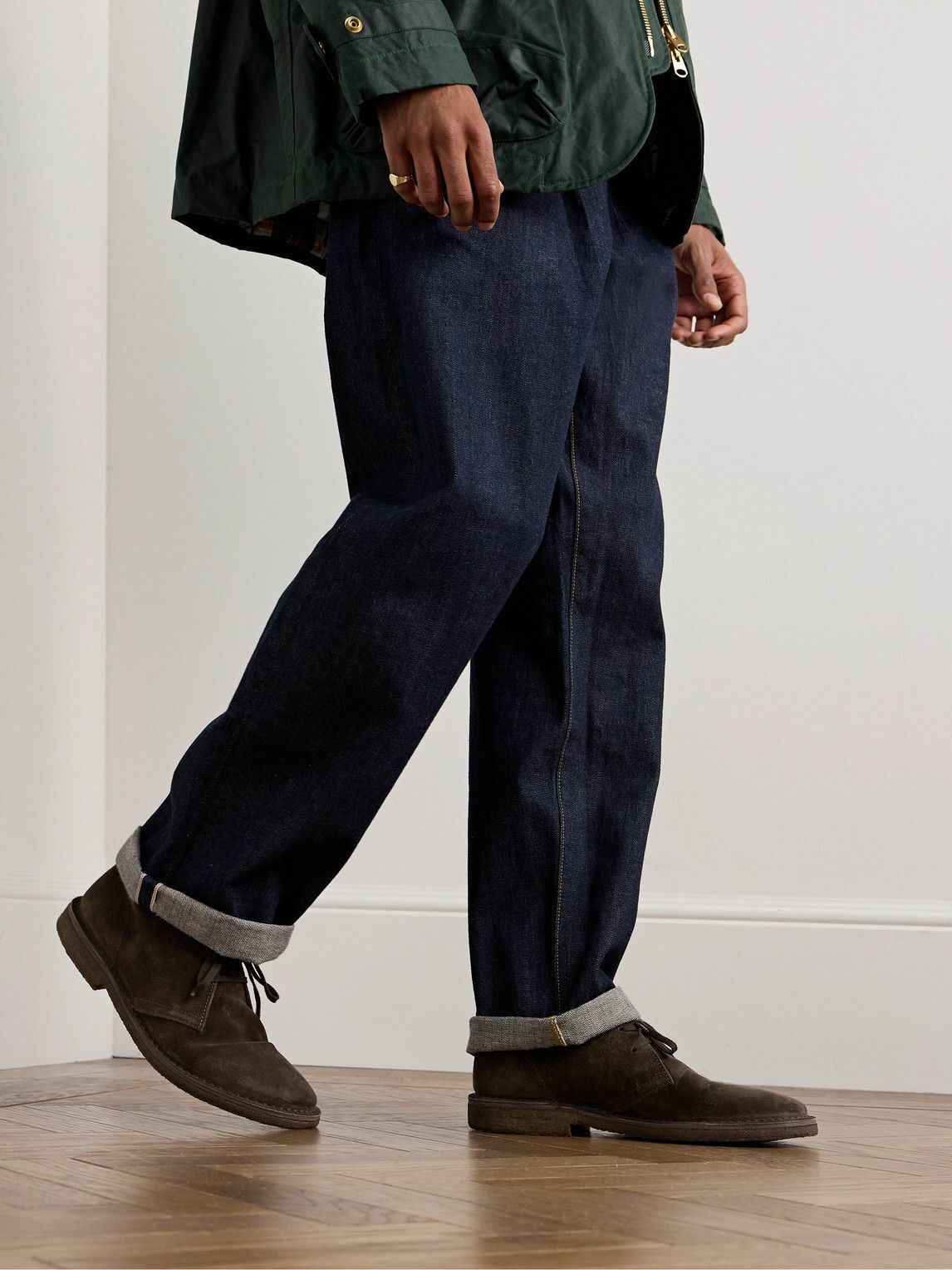 Drake's - Clifford Suede Desert Boots - Brown