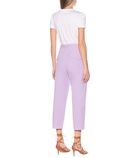 Stella McCartney - Stretch-cotton high-rise pants